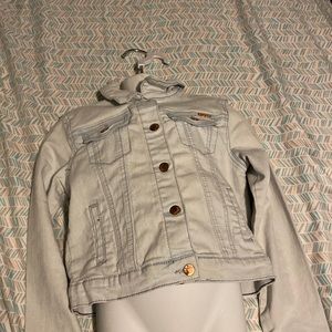 Denim jacket light blue dark blue lining